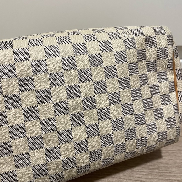 Vintage Louis Vuitton Speedy 30 Damier Azur - Picture 7 of 9